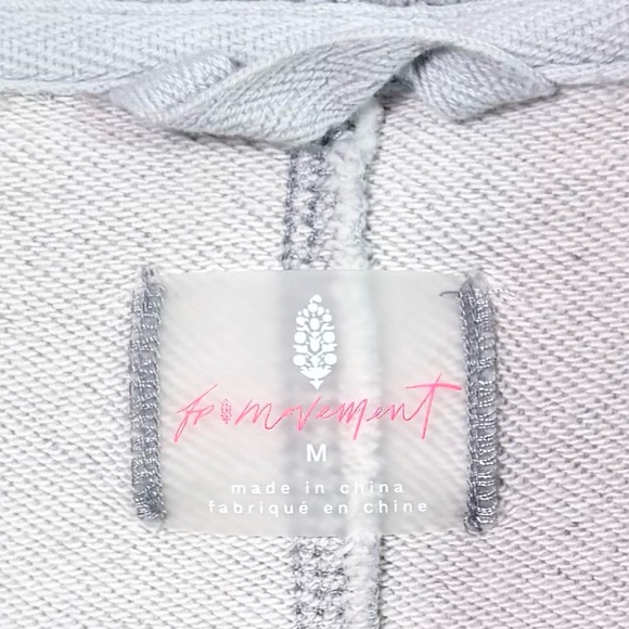 Free People Movement Finish Line Pullover Crewneck In Heather Grey | Medium - Picture 10 of 11